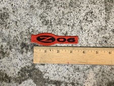 CUSTOM MADE Embroidered Z06 RED Retro Corvette Patch Iron On and/or Sew On