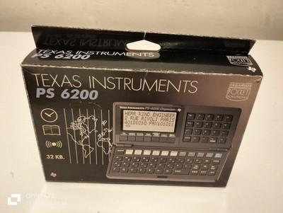 Personal Organizer Texas Instruments PS-6200