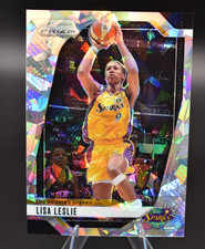 Lisa Leslie 2024 Panini Prizm WNBA SP Silver Cracked Ice #98 Sparks