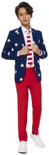 OppoSuits Teen Boys' Suits TEEN BOYS Stars Stripes - Opposuits