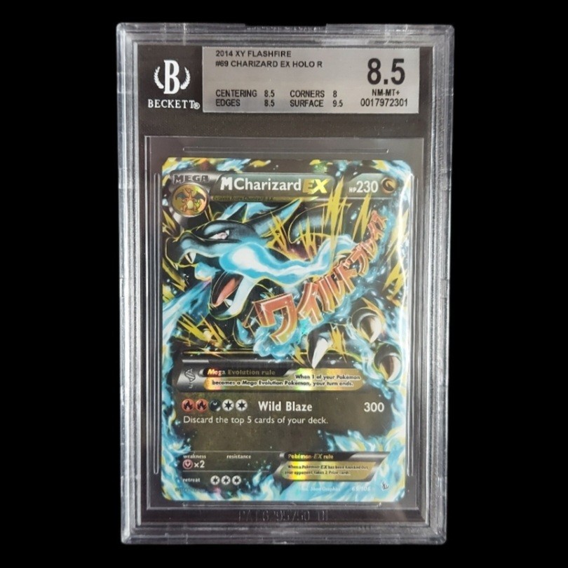 BGS 8.5 M Charizard EX 69/106 Flashfire 2014 Pokemon 