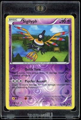 2011 Pokemon TCG Black & White Emerging Powers Sigilyph Reverse Holo Card #42/98