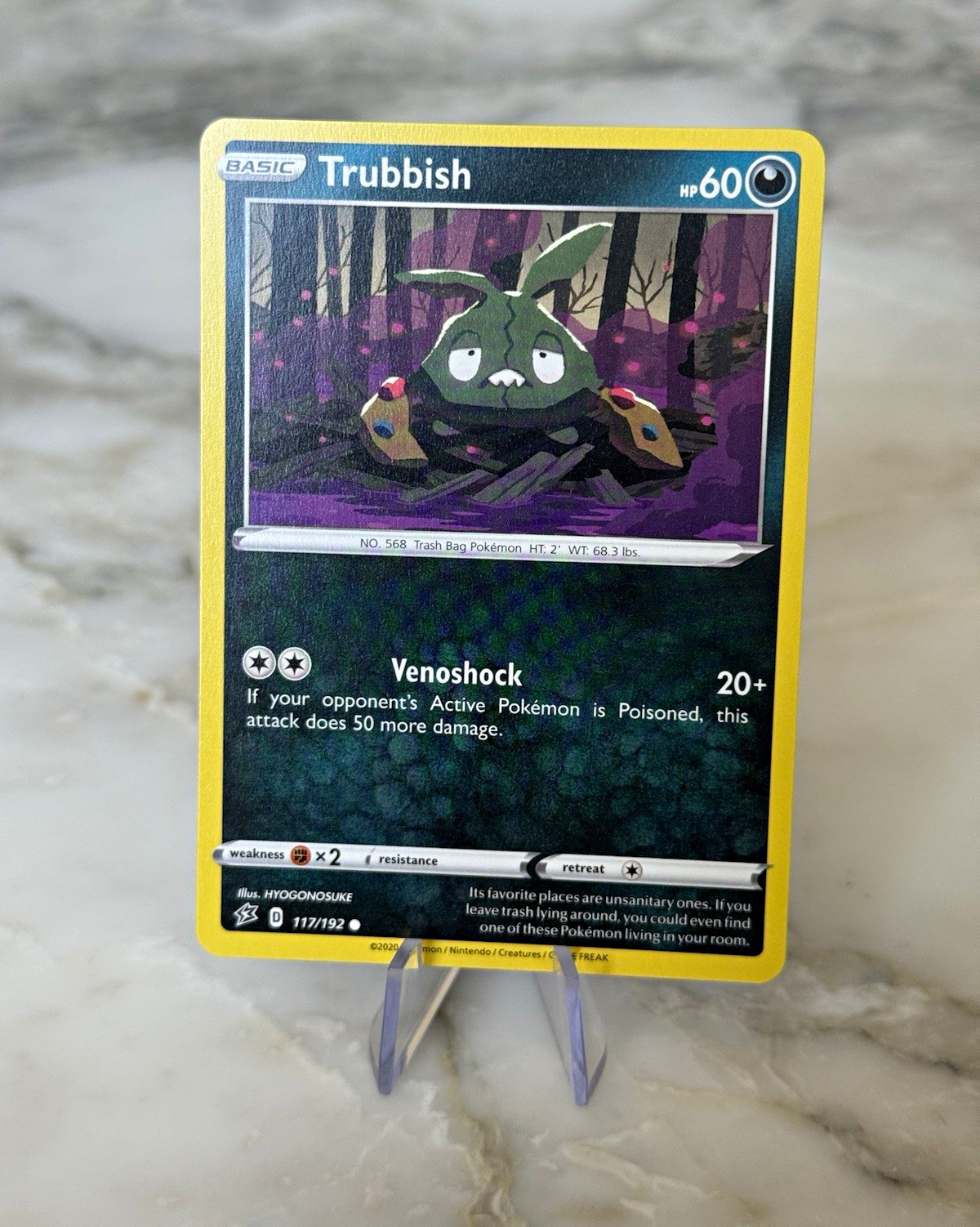 Pokemon - Trubbish 117/192 - Common - Rebel Clash - NM