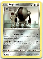 Registeel 68/111 Rare Crimson Invasion Pokemon TCG