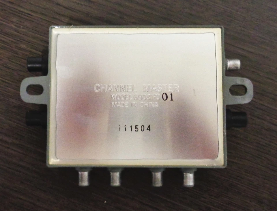 Channel Master Multi-Switch 4x4 Model 6904IFD-01 New In Box (4-In x 4-Out) - Image 3 of 4