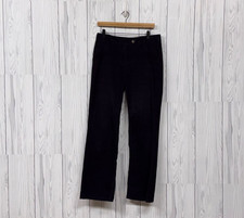 Ann Taylor corduroy pants womens size 4 signature fit just below waist navy
