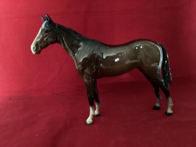 BESWICK 2. VERSION DAY HORSE TOP ZUSTAND XX RUNDER RÜCKSTEMPEL