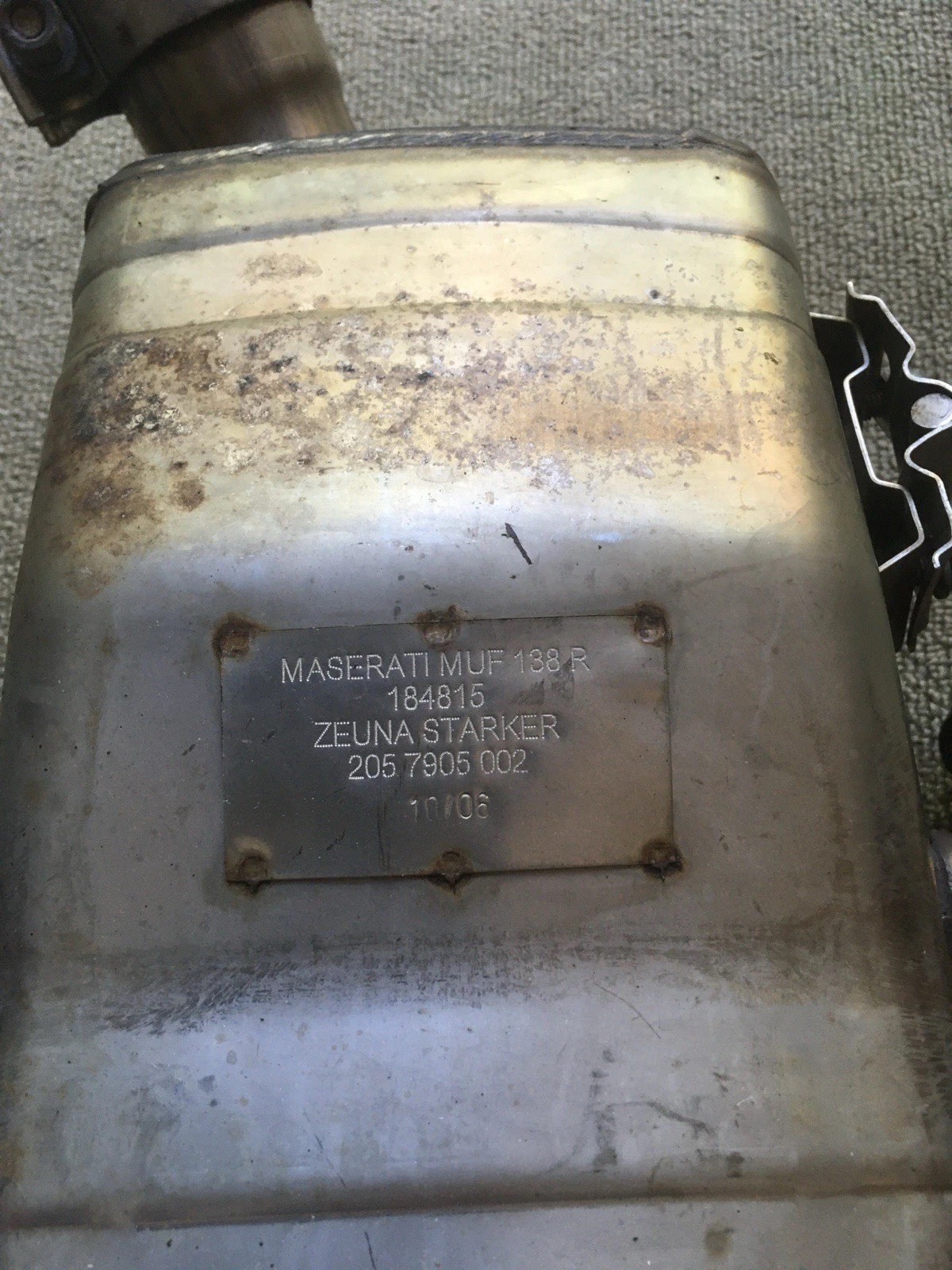 Maserati 4200 M138 Coupe Rear Mufflers Very Good Condition From 2006 20K Coupe
