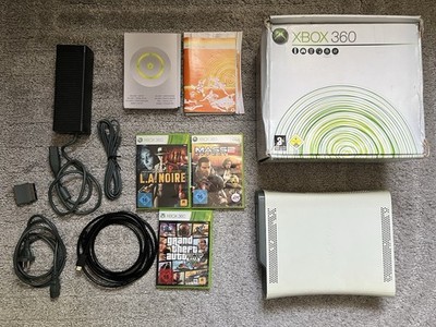 Xbox 360 mit OVP, Inkl. 3 Spiele