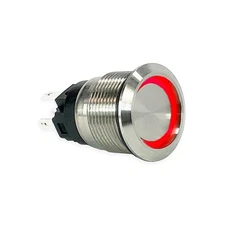 Carling # AV1-1B211A-R00 15A Push Button Switch, ON-ON, SPDT - 1EA