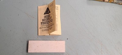Indian Mountain Whetstone Natural Arkansas Oilstone Sharpening With Pouch