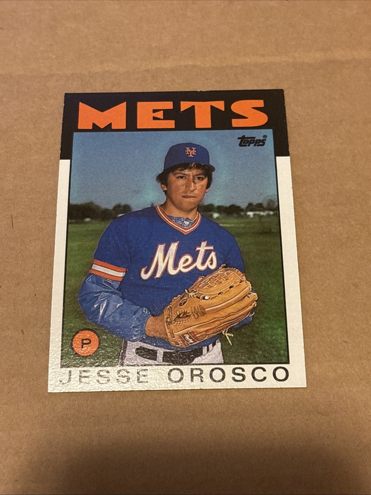 1986 Topps - Jesse Orosco #465 New York Mets