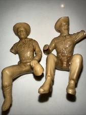 VINTAGE MARX ROY ROGERS SITTING FIGURES As-Is Pair