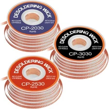 3 Pcs Premium Desoldering Wick Set, 10FT No Clean Low Residue Solder Wick... 