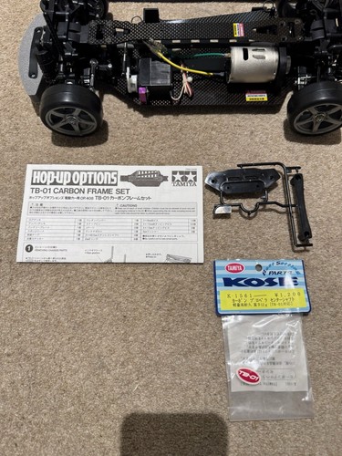 Tamiya TB01 Carbon Rahmenset Neubau Chassis 53408 selten - Bild 2 von 11