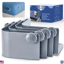 Heavy Duty Bed Sheet Holders for Corners, No More Loose Sheets, Easy Install