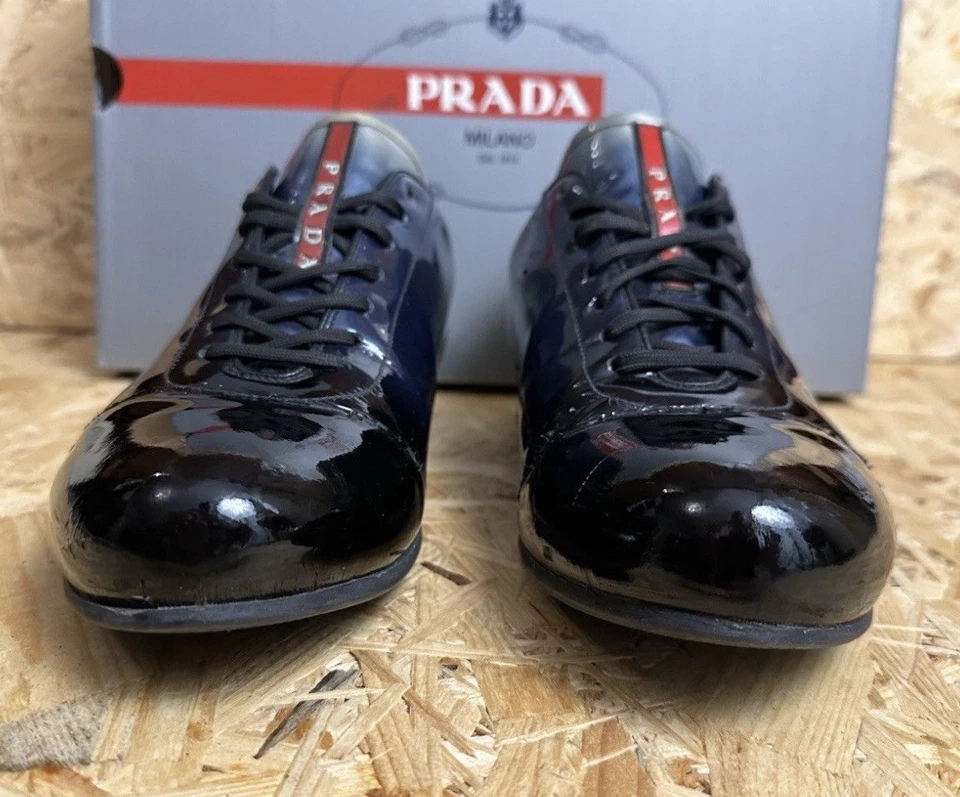 Tênis Prada tamanho 9,5 EUA azul. homens - Imagem 3 de 4