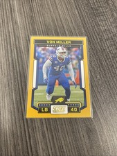 2023 Panini Score VON MILLER #268 Gold