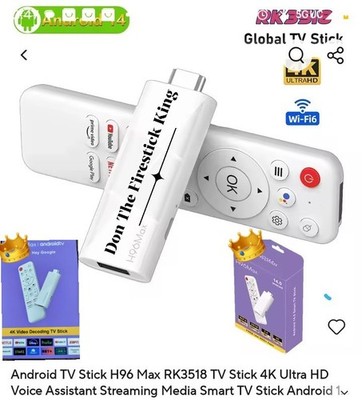 Brand New H96MAX Android TV Stick 