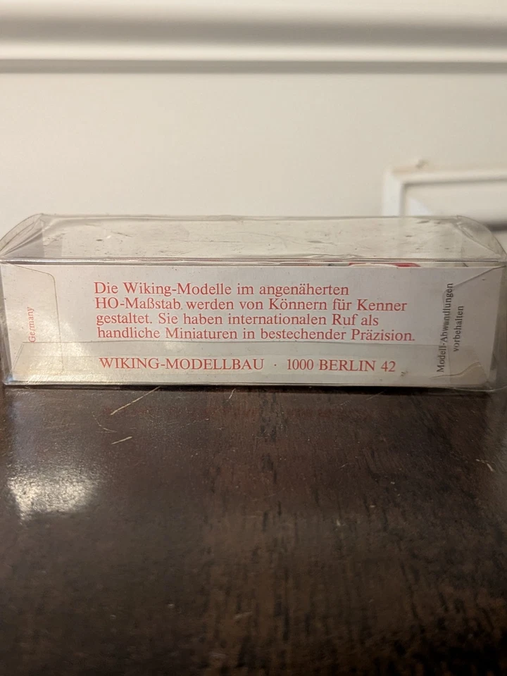Vintage Lot Of 2 Wiking Mercedes Benz Fire Engines IOB Made In Germany 618 26 - Image 4 of 4