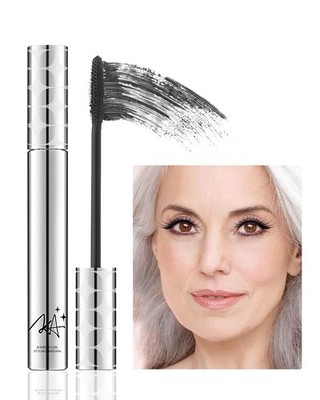 Mascara for Older Women 60 Plus, Black Volume and Length 