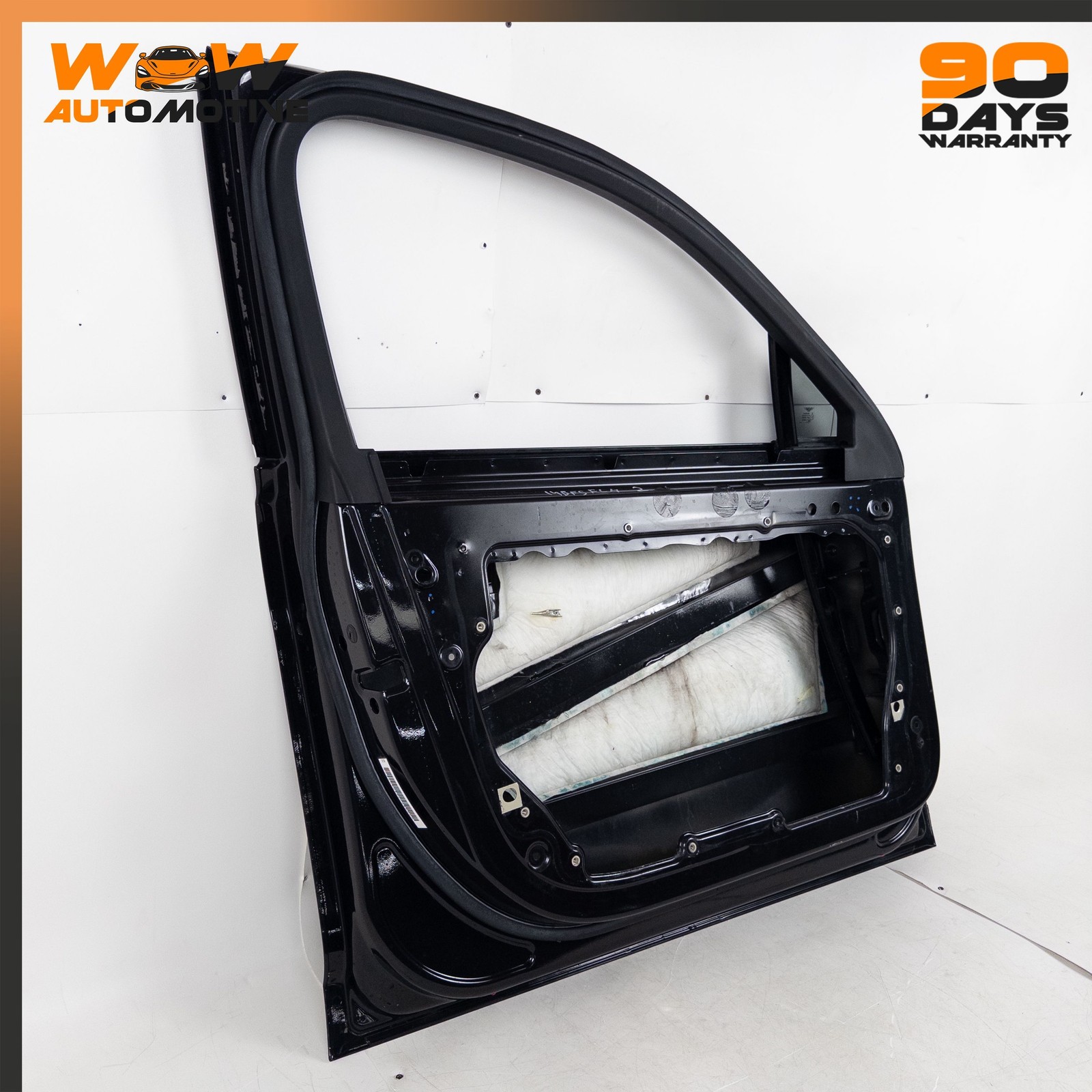 14-19 BENTLEY FLYING SPUR FRONT LEFT DRIVER SIDE DOOR SHELL PANEL BLACK OEM