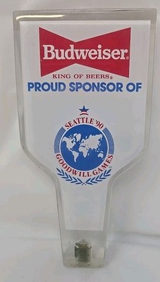 Budweiser Beer Tap Seattle Goodwill Games 1990 Vintage 