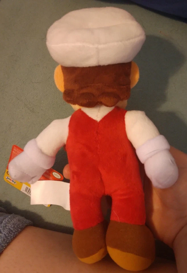 JAKKS PACIFIC WORLD OF NINTENDO "Fire Mario" PLUSH  - Image 2 of 2