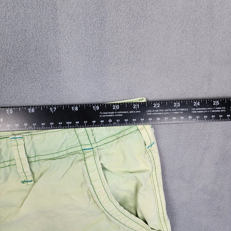 Jeans By Buffalo Shorts Mens 44 Green Pockets Designer Grunge Hip Hop - Image 4 of 4