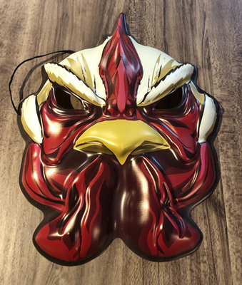 ROOSTER FIGHTER Plastic MASK VIZ Media 2025 NYCC EXCLUSIVE NEW
