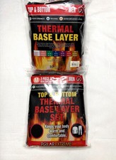 Men's Top Bottom Polar Extreme Thermal Base Layer: Medium