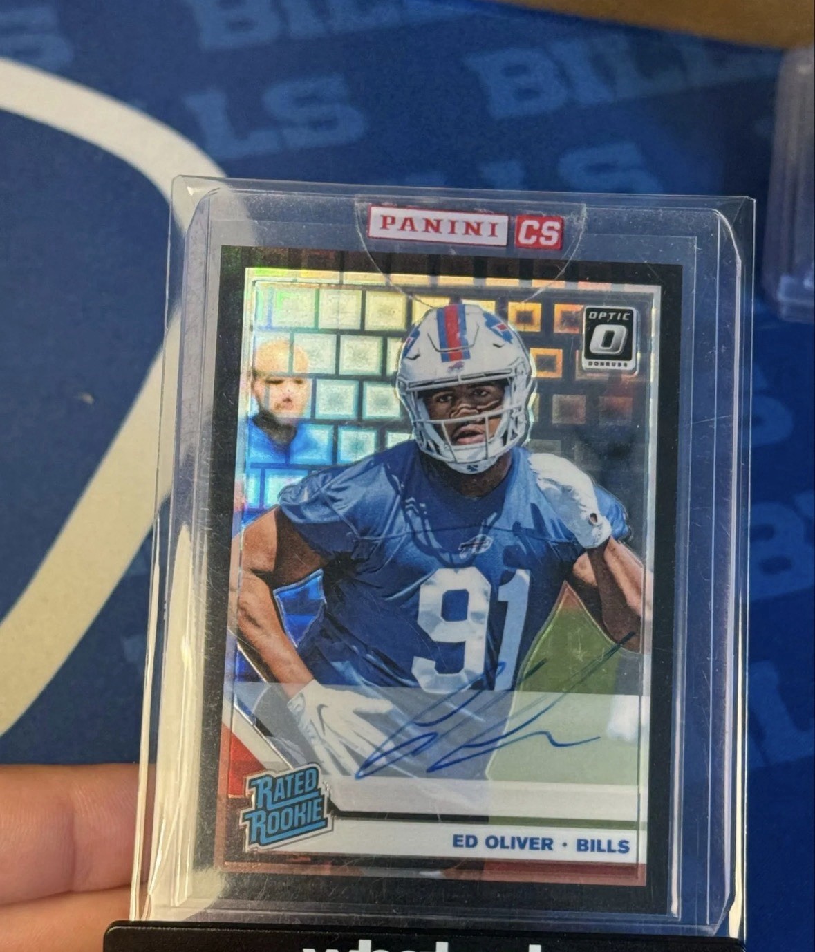Ed Oliver Panini Donruss Optic #197 Black Pandora