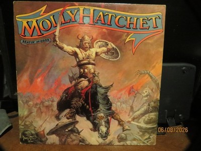 MOLLY HATCHET '' BEATIN' THE ODDS ''    LP VG+  JACKET VG+  w/ ORG. INNER SLEEVE