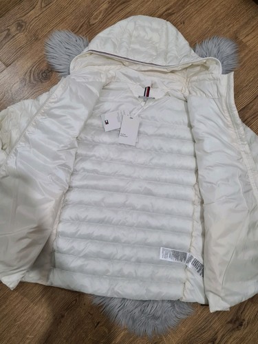 Tommy Hilfiger Womens White Cream Lightweight Puffer Jacket Size 18 BNWT - Picture 4 of 8