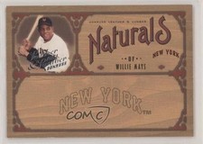 2005 Donruss Leather & Lumber Naturals 94/2000 Willie Mays #N-25 HOF sh7