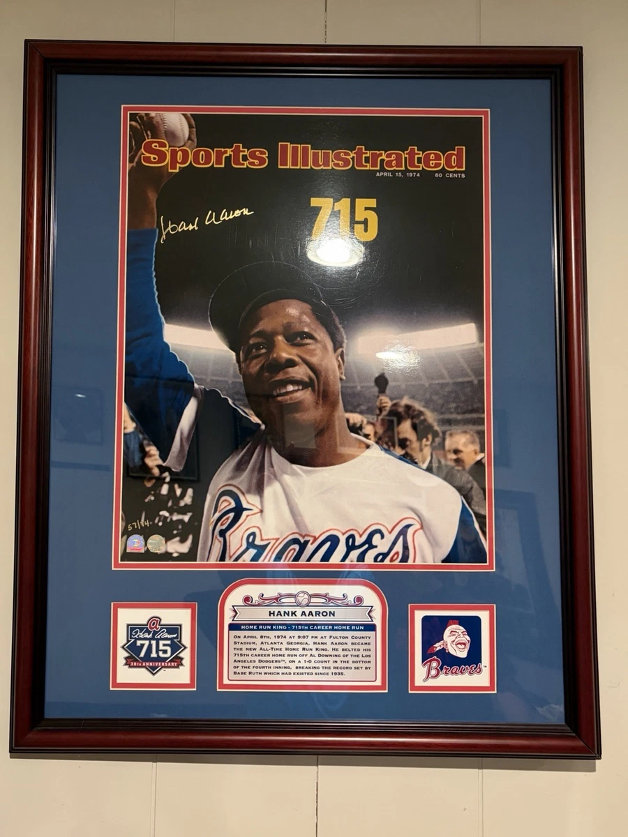 25+ Hank Aaron Atlanta Braves MLB Original Autographed Photos for