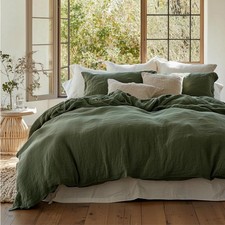 100 Muslin Cotton Duvet Cover King Size - Ultra-Soft, Breathable Lightweight