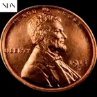 1915-S Lincoln Wheat Penny Cent - Gem BU Red