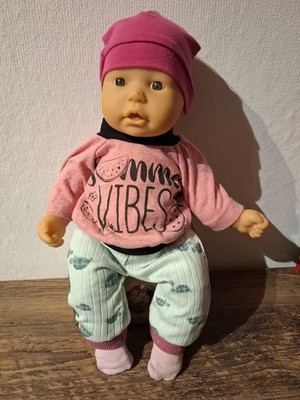 Puppen Kleidung,Reborn 36cm. 4-teiliges Set Pullover,Hose,Strümpfe,Mütze(32)