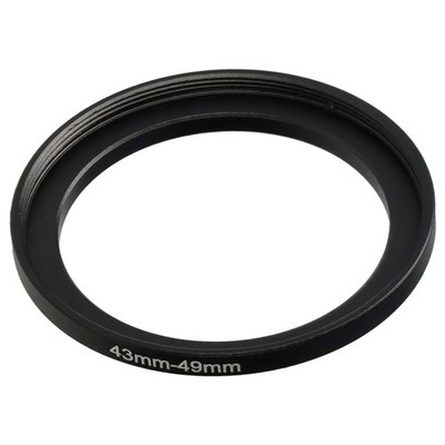 Step Up Ring Adapter 43mm auf 49mm Kamera Objektive Universal