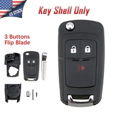 3 Button Remote Car Key Fob Shell Case For Chevrolet Spark 2012-2016 Gm 95233524