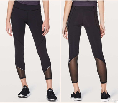 Lululemon Gait Keeper 7/8 Leggings Black Size 4 Luxtreme Fabric W5ARUS