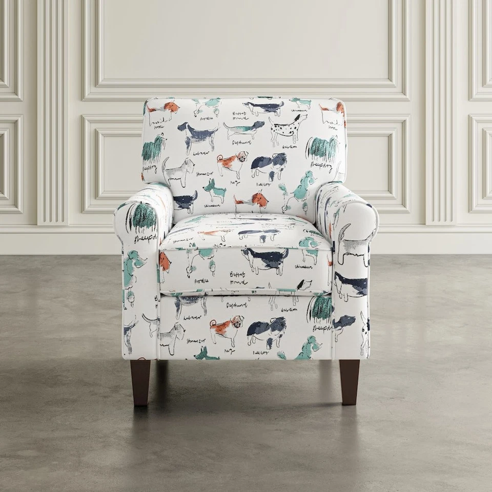 Baxter Puppy Upholstered Classic Traditional Accent Chair - Image 3 of 4