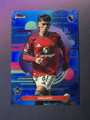 2026 Topps Finest Premier League Shea Lacey RC Uncommon Blue Refractor /150