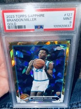 2023-24 Topps Chrome Sapphire Edition - Brandon Miller #127 Gold /50 (RC)