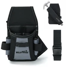 Electrician Tool Pouch,Small Tool Belt Pouch,Detachable Hammer Sleeve,Taper M...