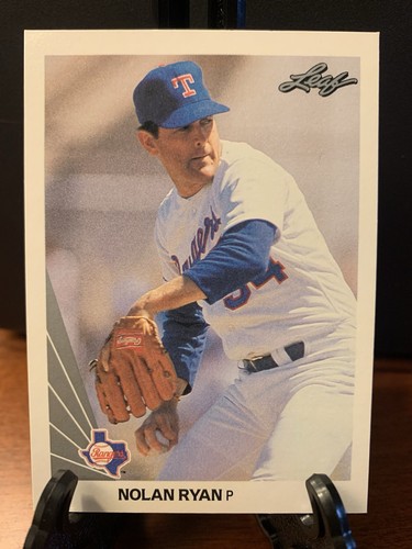 Nolan Ryan #21 1990 Leaf card