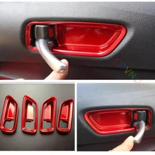 Bright red Interior Door Handle Bowl Cover TrimFor Toyota Corolla 2019-2023