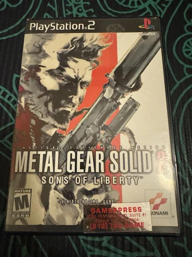 Metal Gear Solid 2 Sons of Liberty, Tomb Raider, Need For Speed - PS2 Bundle