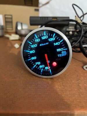 Defi Bf 60mm Oil Temp °C Blue, With Harness, Sensor, Meter Wire